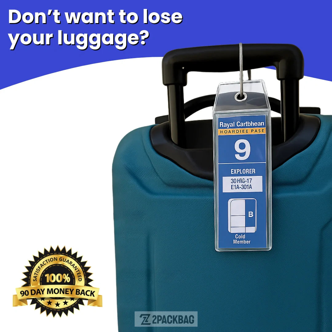 2PackBag™ Cruise Tag Holder