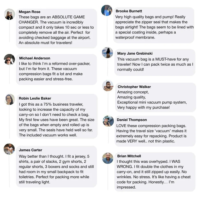 Travel essentials Vacuum Storage bags,suitcases Clothes organizer packaging bags practical accessories compression packing cubes