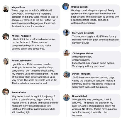 Travel essentials Vacuum Storage bags,suitcases Clothes organizer packaging bags practical accessories compression packing cubes